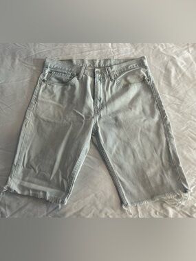 Levi's Light Blue Relaxed Denim Shorts